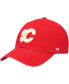 ფოტო #1 პროდუქტის Men's '47 Red Calgary Flames Team Clean Up Adjustable Hat