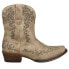 Фото #2 товара Roper Riley Scroll Embroidered Snip Toe Cowboy Womens Beige Casual Boots 09-021