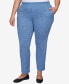 Фото #6 товара Plus Size Comfort Zone Comfort Fit Knit Average Length Pants
