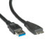 Фото #6 товара ROLINE USB 3.0 Cable - USB Type A M - USB Type Micro B M 2.0 m - 2 m - USB A - Micro-USB B - USB 3.2 Gen 1 (3.1 Gen 1) - Male/Male - Black