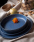 Porto by Macchio Stoneware Full Dinnerware Set, 12 Pcs, Service for 4