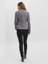 Dámský blejzr VMJULIA Regular Fit 10154123 Dark Grey Melange