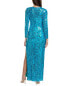 Фото #2 товара Sho By Tadashi Shoji Sequin Maxi Dress Women's