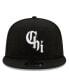 Big Boys Black Chicago White Sox City Connect 9FIFTY Snapback Adjustable Hat