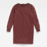G-STAR Sleeve Print Tweater Long Sleeve Dress