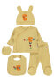Фото #1 товара Пижама Civil Baby Bebek 5-Piece Set Yellow 0-1 Mo.