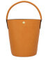 Longchamp Épure Small Leather Bucket Bag Women's Orange