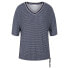 ფოტო #3 პროდუქტის TOM TAILOR Alloverprint 1035483 short sleeve v neck T-shirt