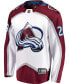 Фото #3 товара Men's Nathan MacKinnon White Colorado Avalanche Away Premier Breakaway Player Jersey