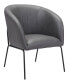 Фото #1 товара 30" Steel, Polyester Quinten Boho Chic Accent Chair