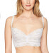 Cosabella 176282 Womens Sweetie Soft Lace Bralette Bra Lilac Cloud Size Large