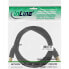 Фото #3 товара InLine USB 2.0 Cable Type A male / Type B female black - gold plated - 0.5m