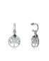 Фото #1 товара Steel round earrings with pendants 2in1 Kiss 15104E01000