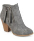 ფოტო #1 პროდუქტის Women's Vally Double Zipper Bootie