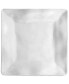 Фото #1 товара Ruffle Melamine Square Salad Plates, Set of 4