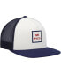 ფოტო #3 პროდუქტის Men's White, Navy All the Way Trucker Snapback Hat