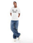 Фото #4 товара ONLY & SONS regular t-shirt with skateboard print in white