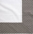 Фото #2 товара Obrus / serweta na stół kwadratowy bawełniany biały z wykończeniem w kropki 80 x 80 cm