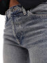 Mango mom ripped knee jeans in washed blue