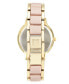 ფოტო #2 პროდუქტის Women's Gold-Tone Blush Link Bracelet Watch 37mm