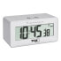 Фото #1 товара Часы будильник цифровые TFA Dostmann CHANGE - прямоугольные - белые - пластик - 0 - 50 °C - F - °C