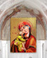 Фото #4 товара Icon Vladimir Virgin Mary Wall Art on Wood 8"