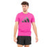 Фото #2 товара ADIDAS Run Icons 3 Bar short sleeve T-shirt