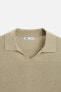 LYOCELL - LINEN KNIT POLO SHIRT