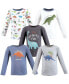 ფოტო #2 პროდუქტის Baby Boys Long Sleeve T-Shirts, Dinosaur