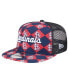 Фото #1 товара Men's Navy St. Louis Cardinals Seeing Diamonds A-Frame Trucker 9Fifty Snapback Hat