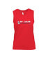 Фото #1 товара Women's Red St. Louis Cardinals Paisley Chase V-Neck Tank Top
