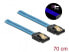 Фото #7 товара Delock 82133 - 0.7 m - SATA III - SATA 7-pin - SATA 7-pin - Male/Male - Blue