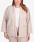 Фото #1 товара Plus Size St.Moritz Quilted Chenille Corduroy Jacket