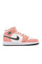 Фото #3 товара Кроссовки Nike Air Jordan 1 Mid SE из аппельсиновой замши (GS)