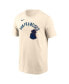 ფოტო #2 პროდუქტის Men's Camilo Doval Cream San Francisco Giants 2024 Rickwood Classic Fuse Name Number T-Shirt