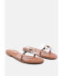 Фото #3 товара Women's Scoth Clear Buckled Quilted Slides