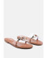 ფოტო #3 პროდუქტის Women's Scoth Clear Buckled Quilted Slides