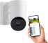 Somfy 1870471 Pack of 2 Outdoor Surveillance Cameras in White with 110 dB Siren and Night Vision Function Full HD Camera WiFi Connection