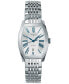 ფოტო #1 პროდუქტის Women's Swiss Automatic Evidenza Stainless Steel Bracelet Watch 26x31mm