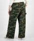 ფოტო #2 პროდუქტის Trendy Plus Size Camo-Print Cargo Pants