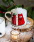 Snowman and Santa Stackable Mugs, Set of 4