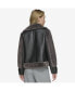 Фото #2 товара Women's Vellica Pebbled Faux Shearling Moto Jacket