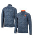 Фото #1 товара Men's Navy Virginia Cavaliers Tivo Quarter-Zip Jacket