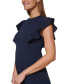 Фото #4 товара Платье DKNY с рукавами-фонариками и расклешенной юбкой