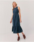 Фото #1 товара Women's Organic Cotton Coastal Double Gauze Cutout Midi Dress