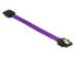 Delock 83688 - 0.1 m - SATA III - SATA 7-pin - SATA 7-pin - Male/Male - Purple