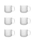 Jupiter Clear Coffee Cup 12oz, Set of 6