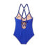 Фото #5 товара Women's Wide Ribbed Ring Medium Coverage One Piece Swimsuit - Kona Sol Blue S