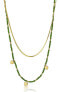 Diana Gold Plated Double Beaded Necklace EWN23071G