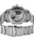 ფოტო #3 პროდუქტის Men's Roosevelt Swiss Automatic Silver-Tone Grade 2 Titanium Watch 43mm